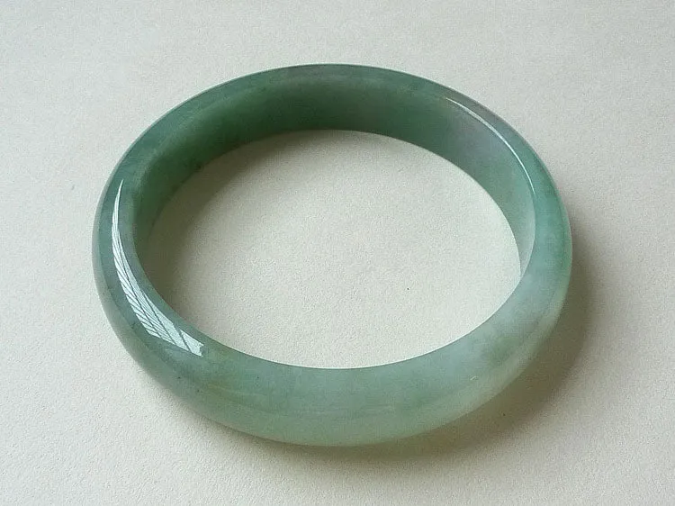 Natural Jade Bangle Jadeite Bangle Internal Diameter 60.5mm BER354