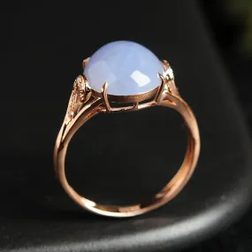 Natural Jade Ring Jadeite Gold Ring RG68