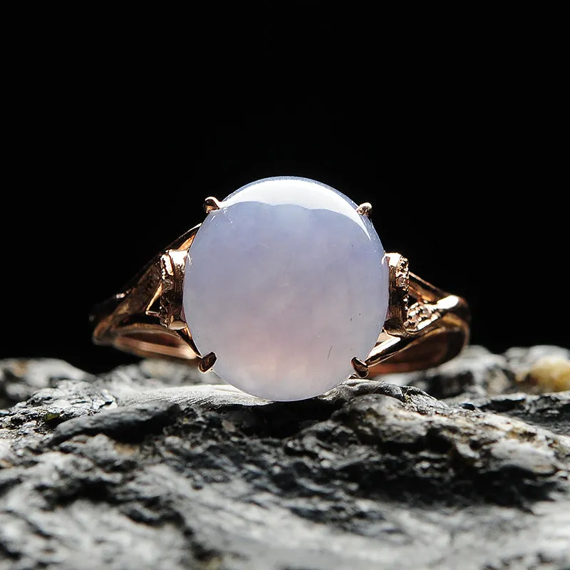 Natural Jade Ring Jadeite Gold Ring RG68