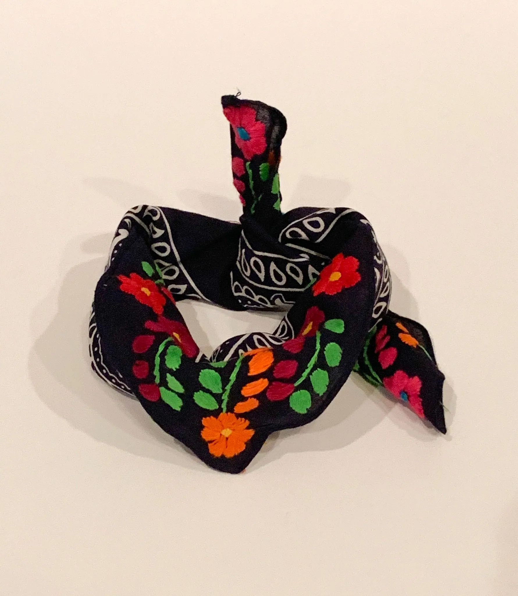 Neck scarves with Flowers (Assorted colors)