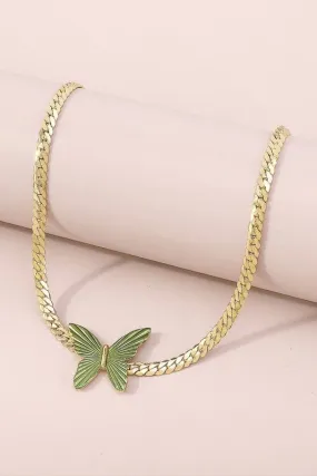 New Beginnings Cuban Link Chain Choker Necklace