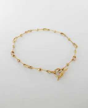 NODES // golden choker