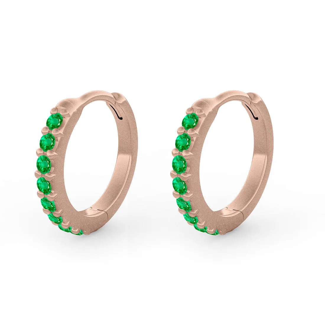 Paola Clicker Hoops, Emerald