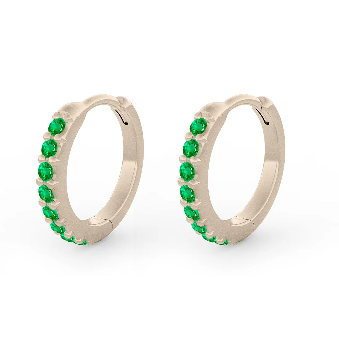 Paola Clicker Hoops, Emerald