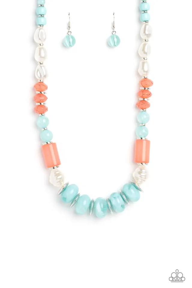 Paparazzi Necklace ~ A SHEEN Slate - Blue
