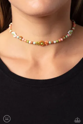 Paparazzi Necklace ~ Flower Child Flair - Multi