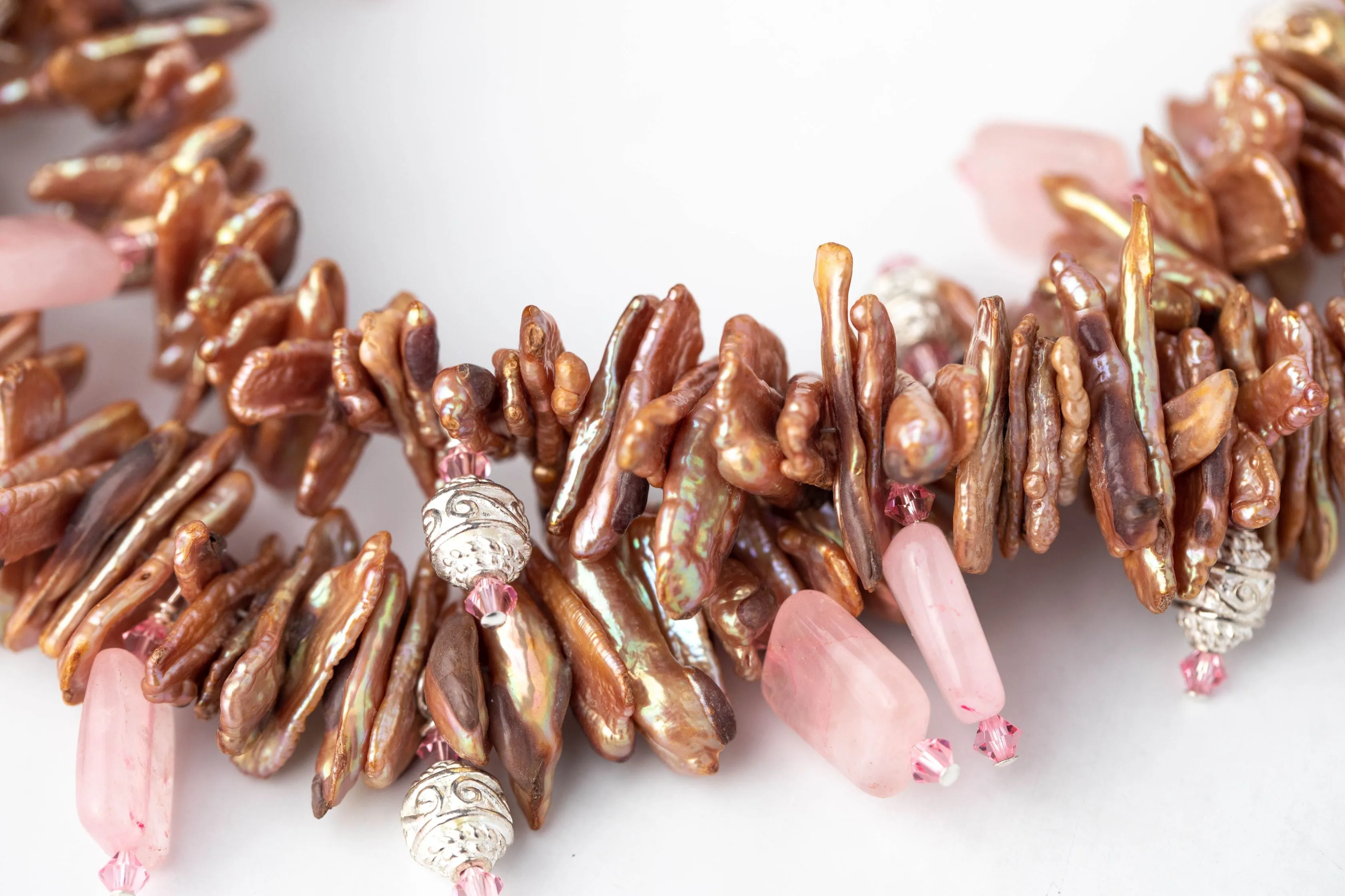 Pearls with Pink