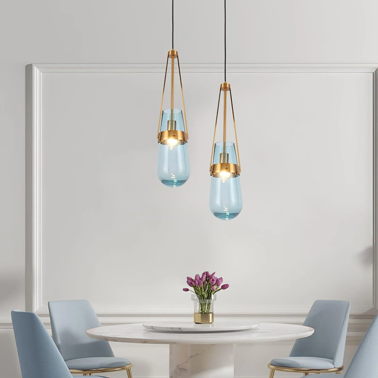 Poble Glass Pendant Light