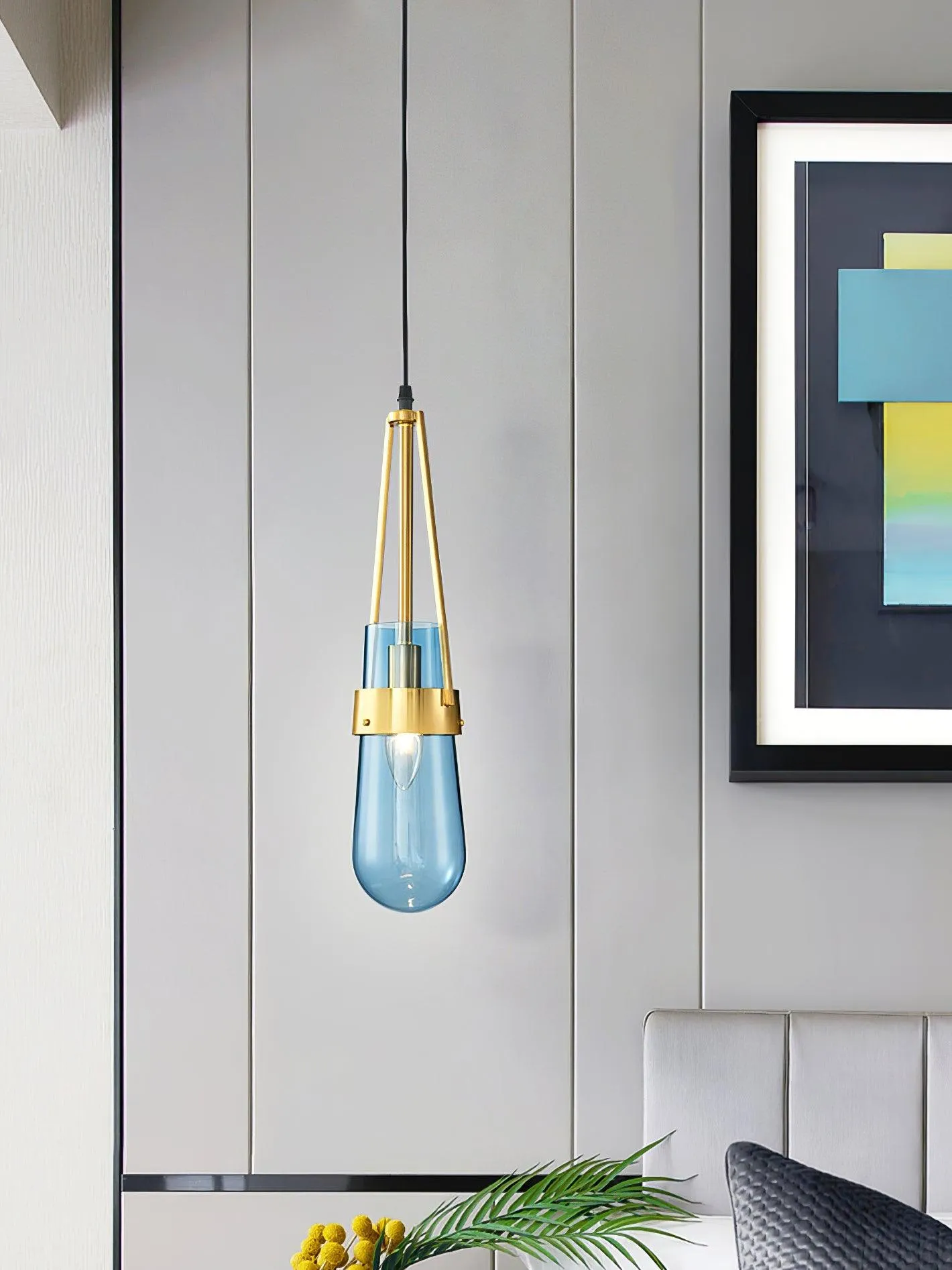 Poble Glass Pendant Light