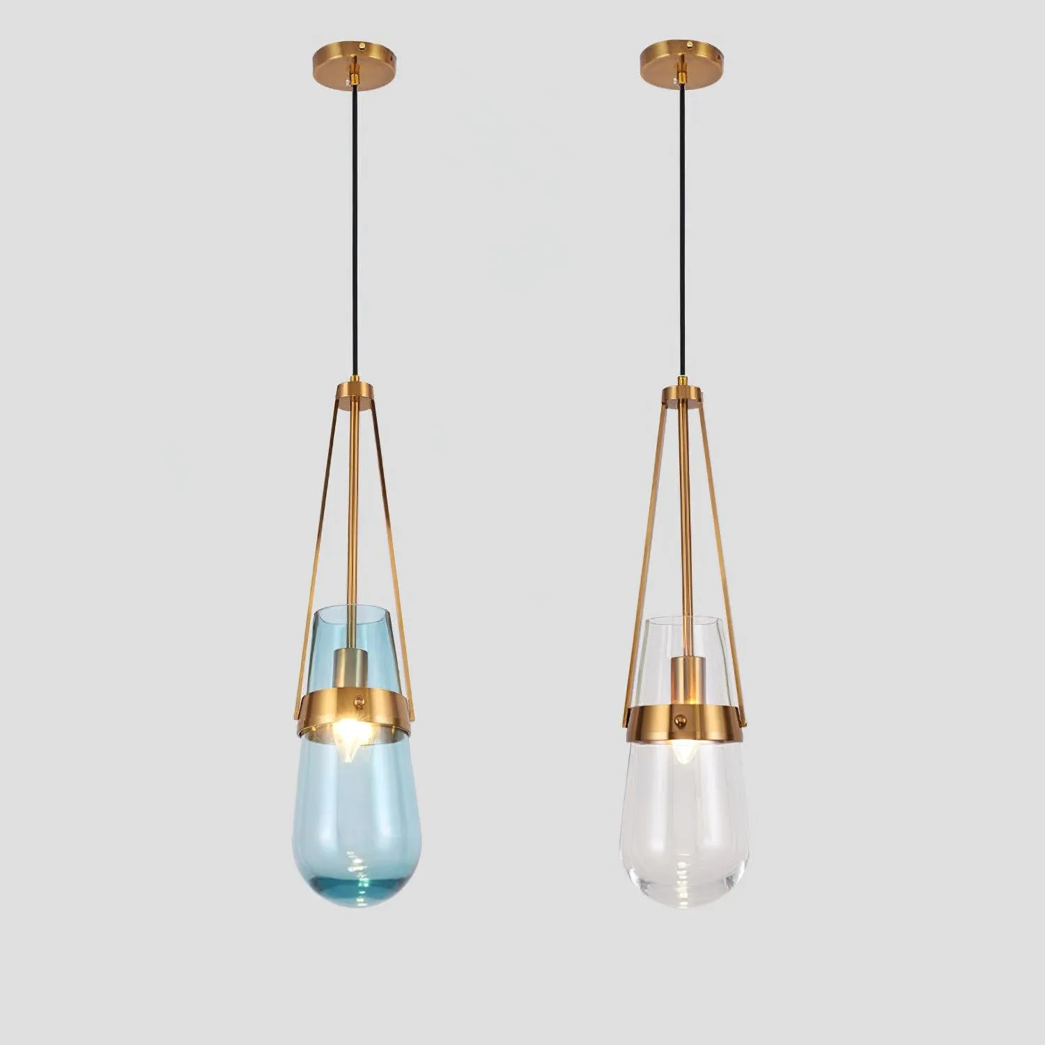 Poble Glass Pendant Light