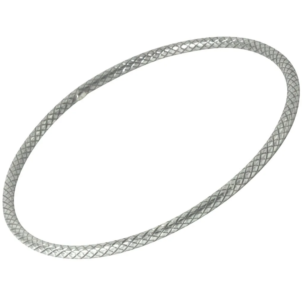 "Chloe" Sterling Silver Bangle Bracelet Slim