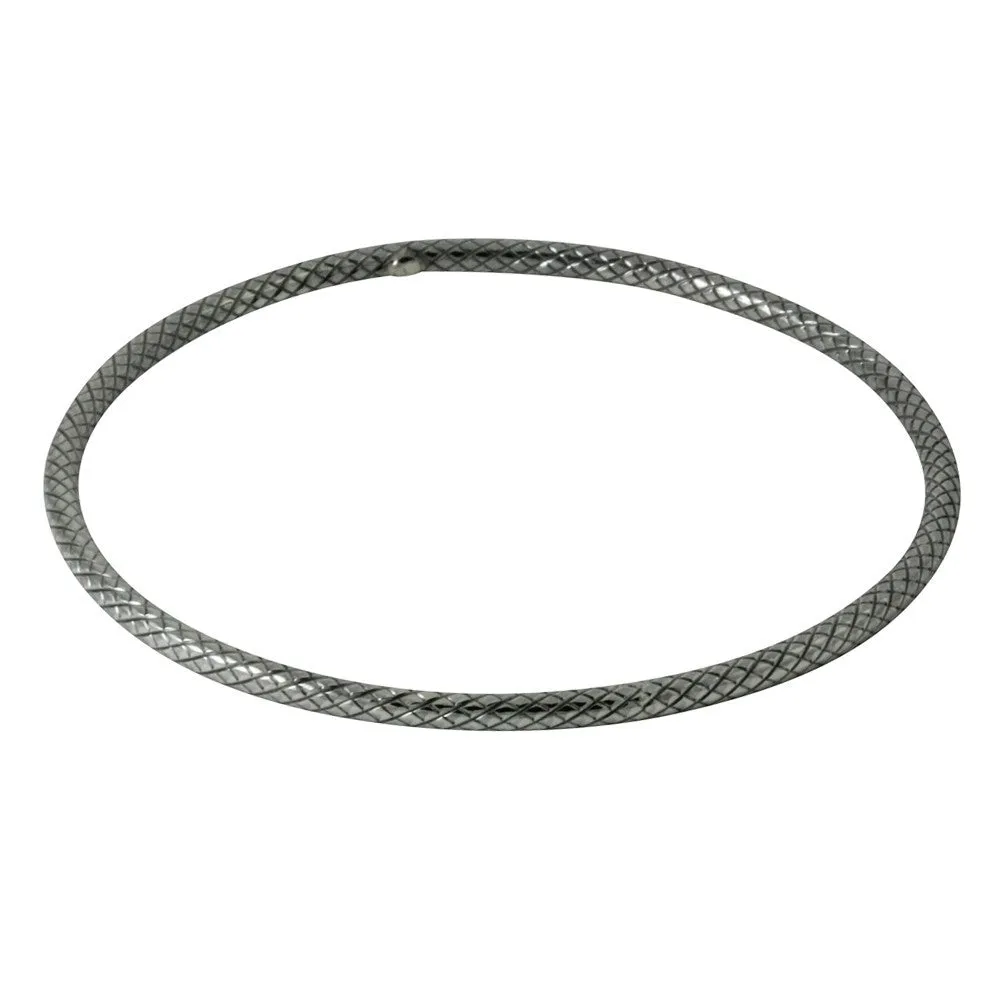 "Chloe" Sterling Silver Bangle Bracelet Slim