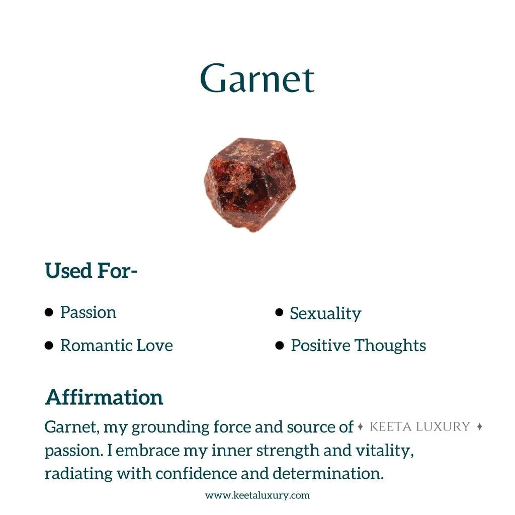 Raw Regency - Garnet Earrings