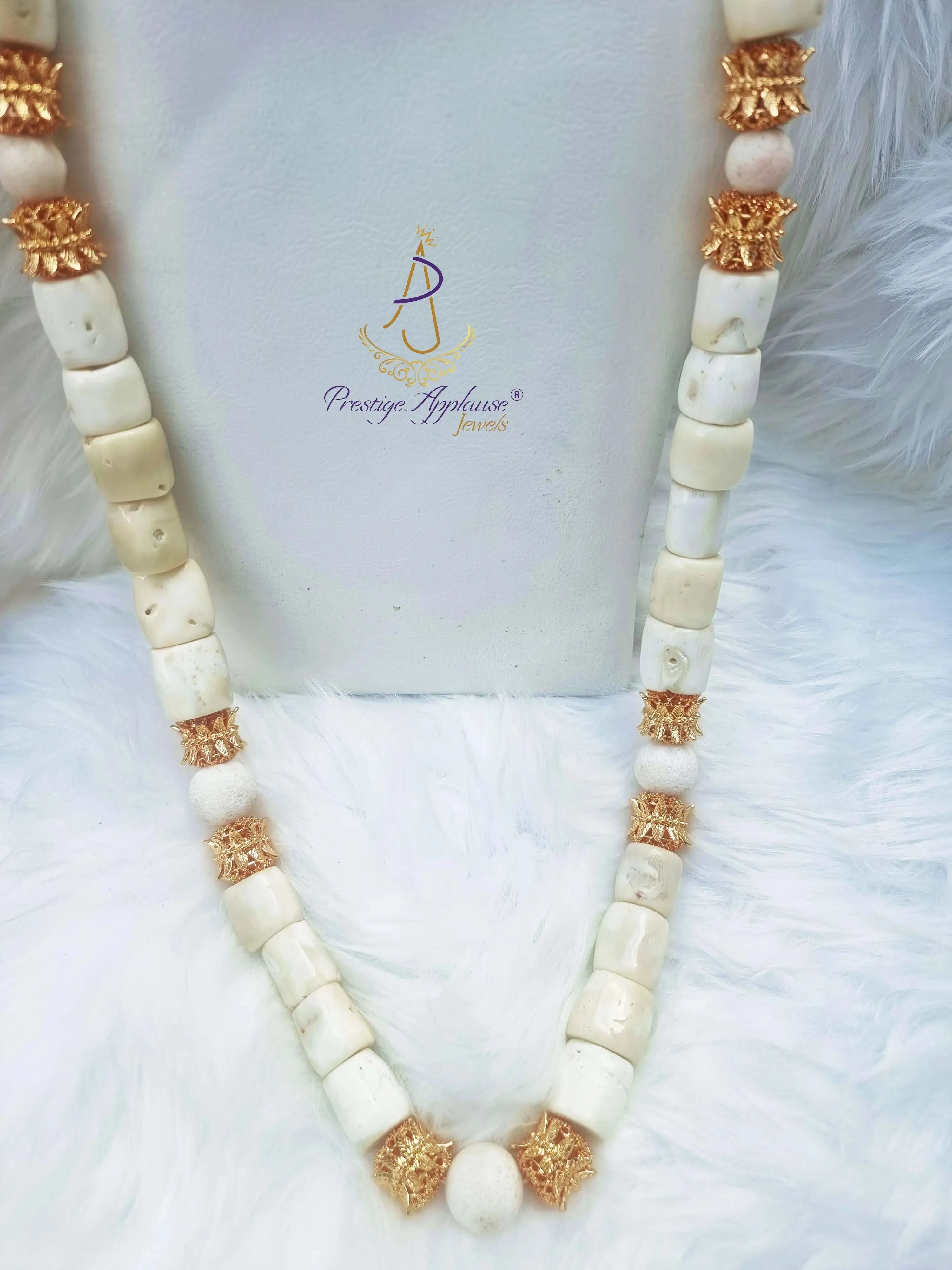 Real Traditional Bridal Wedding 100% Coral African Nigerian Necklace Jewellery Set