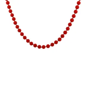Red Coral gemstone - Necklace