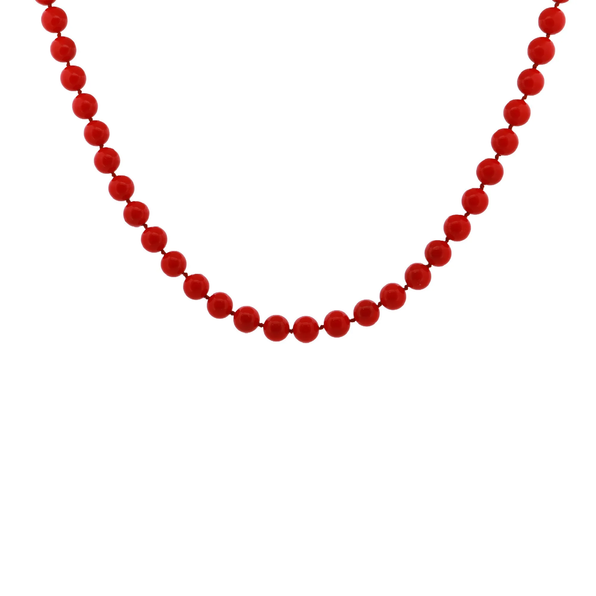 Red Coral gemstone - Necklace