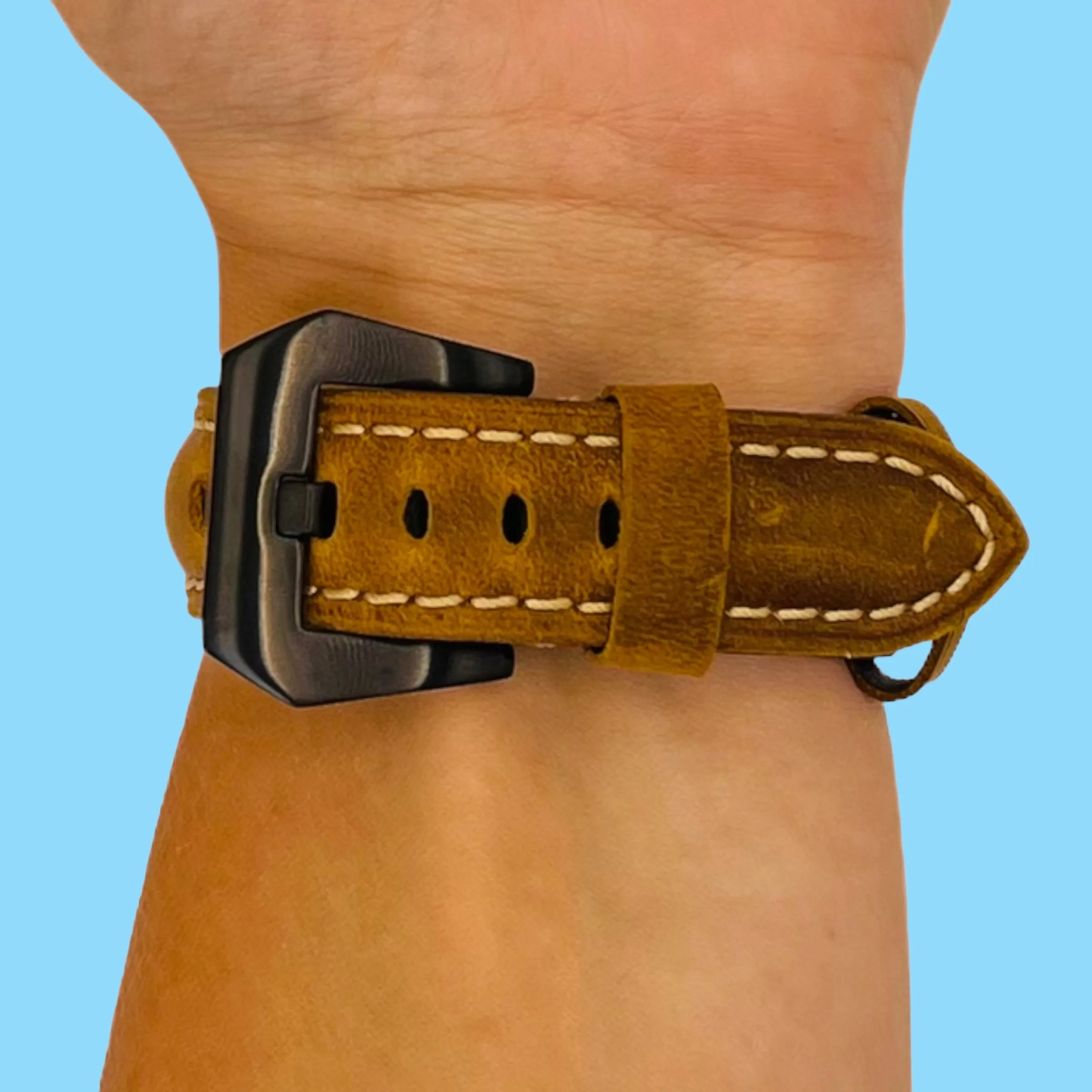 Retro Leather Straps Compatible with the Xiaomi Mi Watch & Mi Watch S1 Active