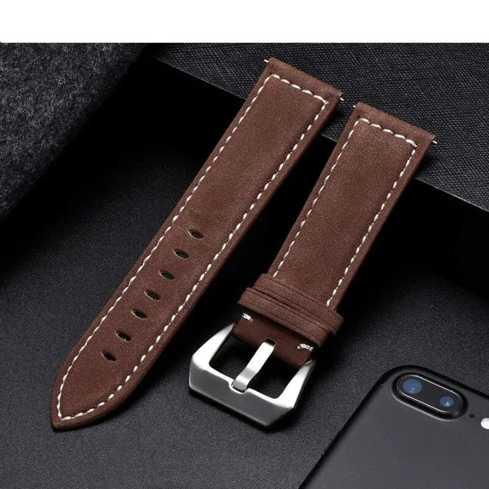 Retro Leather Straps Compatible with the Xiaomi Mi Watch & Mi Watch S1 Active