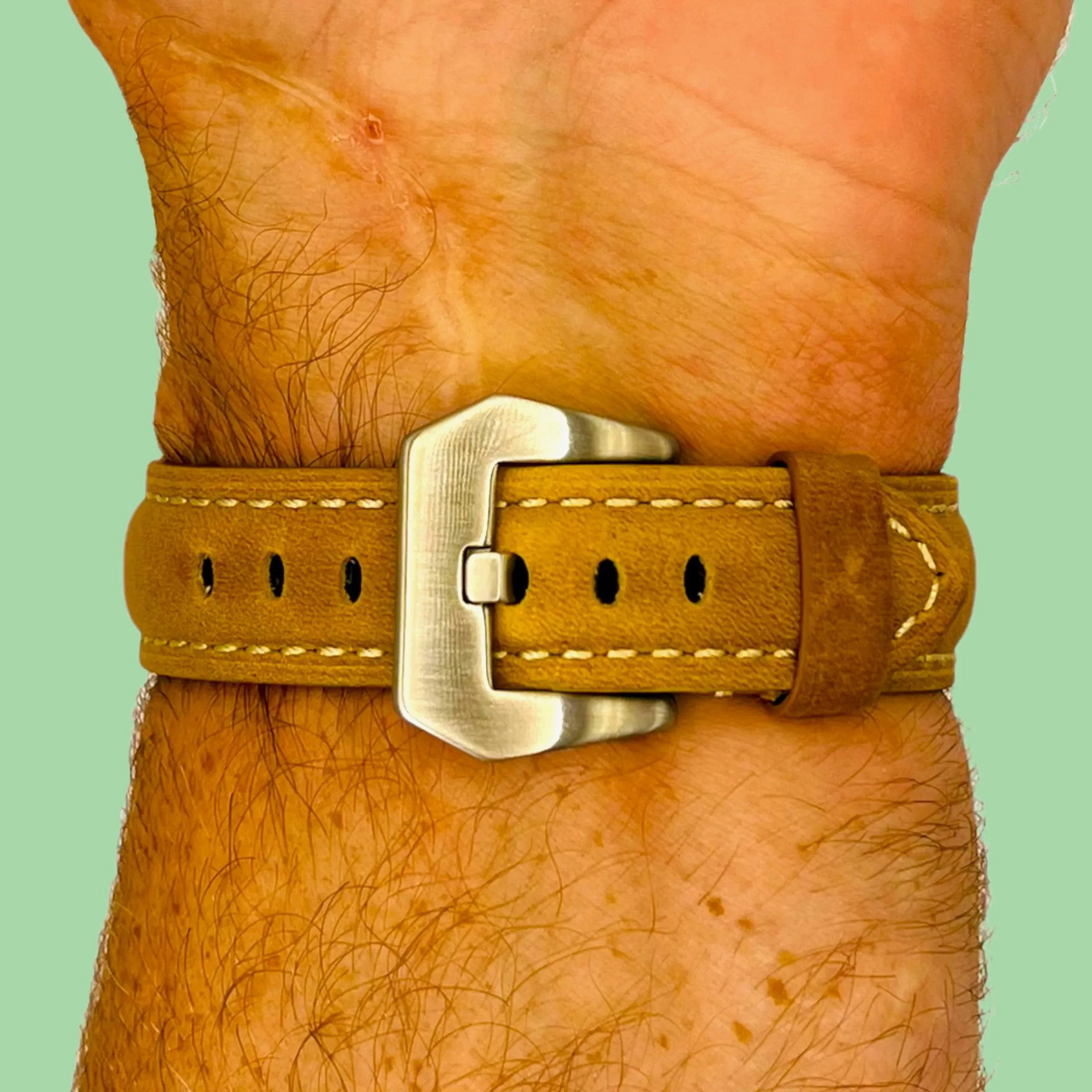 Retro Leather Straps Compatible with the Xiaomi Mi Watch & Mi Watch S1 Active