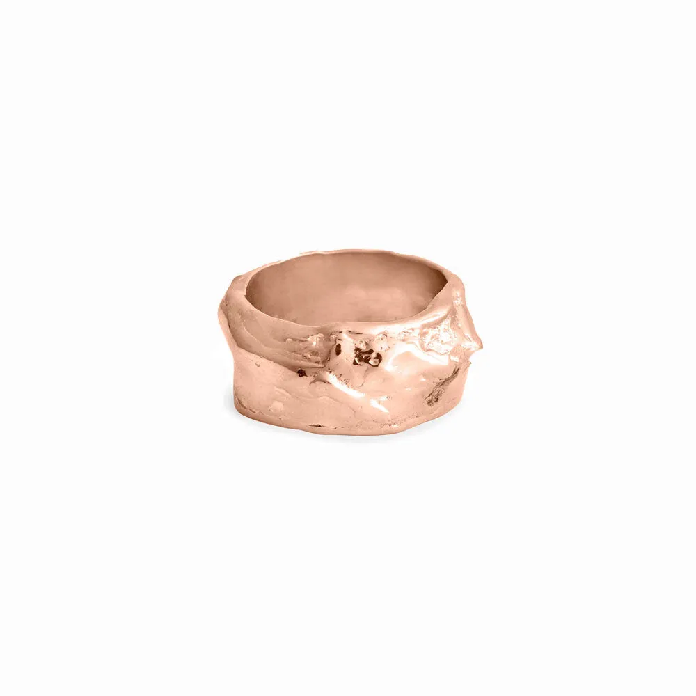 Rose Gold Waterfall Ring - Thin