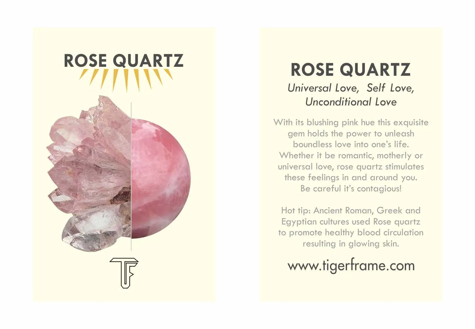 ROSE QUARTZ SHORT NECKLACE - GOLD