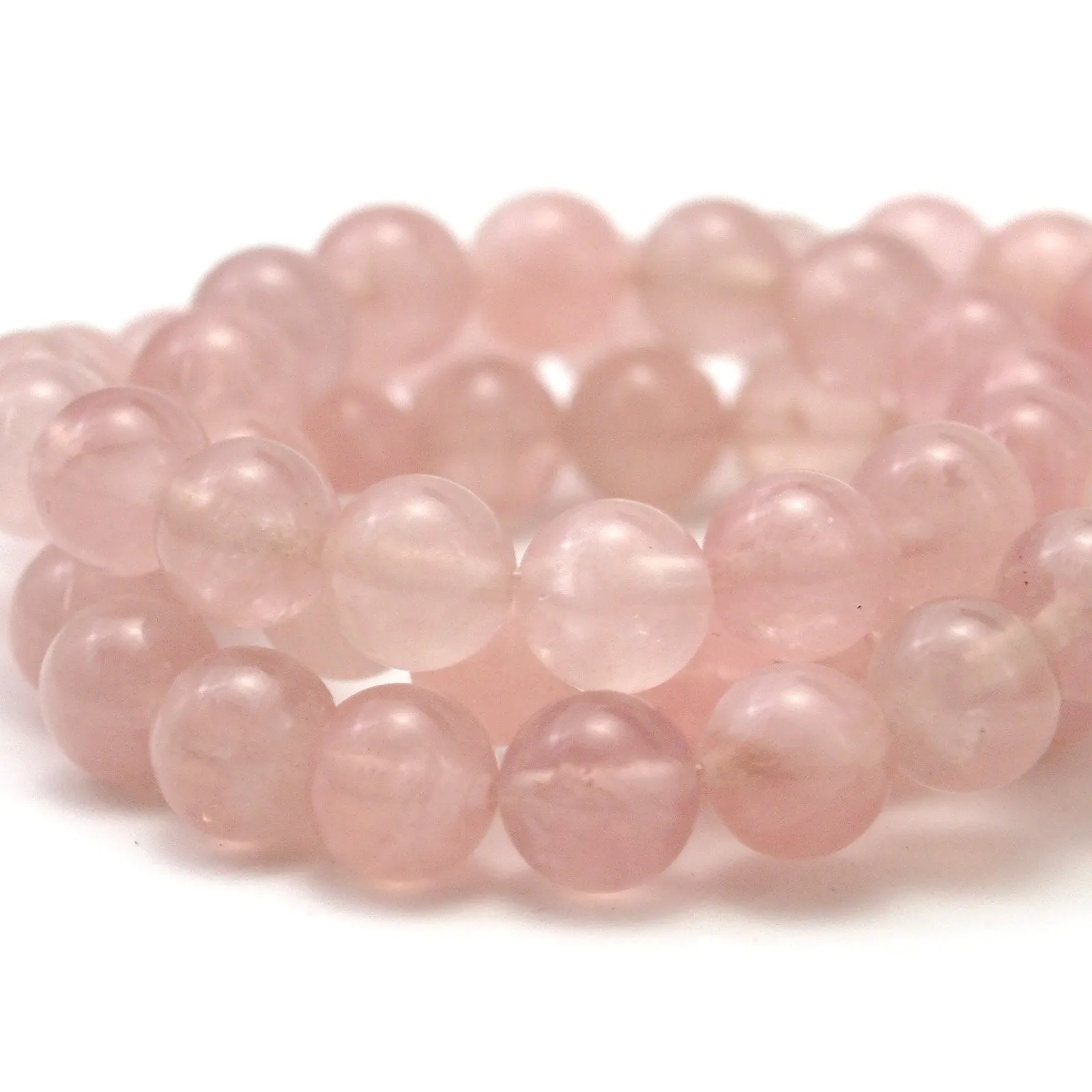 Rose Quartz Smooth Rounds 7mm