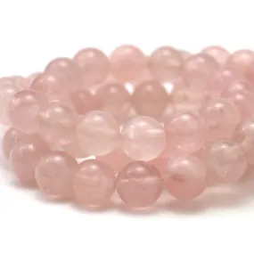 Rose Quartz Smooth Rounds 7mm