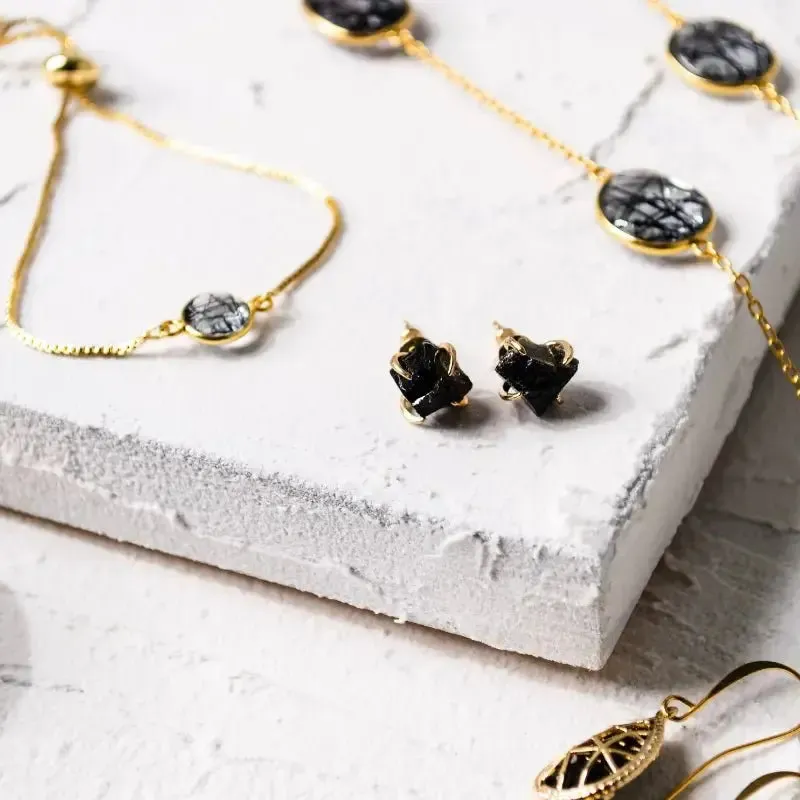 Rutilated Quartz Gemstone Necklace