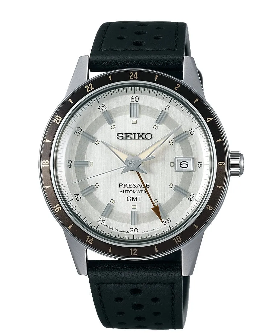 Seiko Presage Style 60s SSK011J Black and Silver Men's Watch