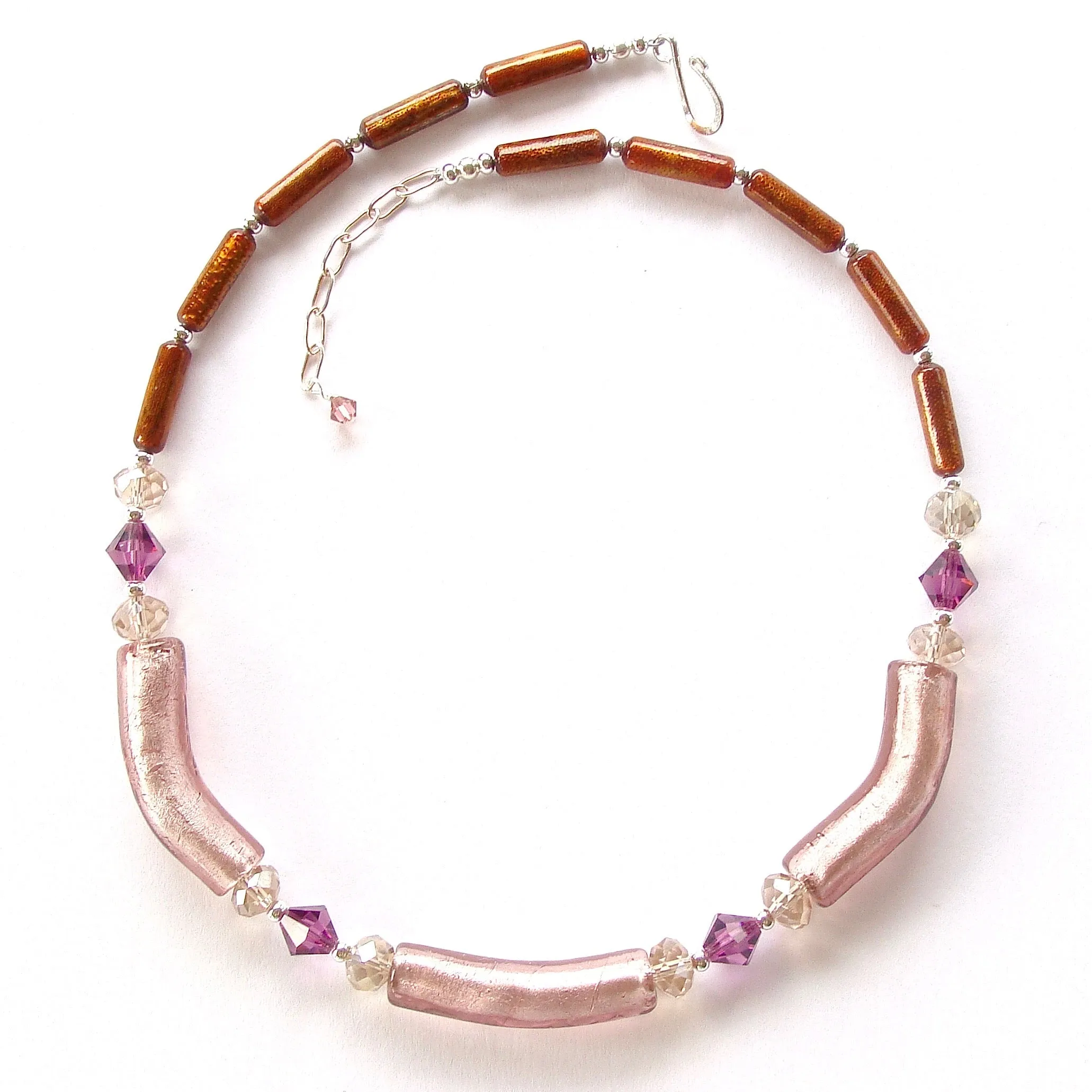 Simone: Purple Collar Necklace