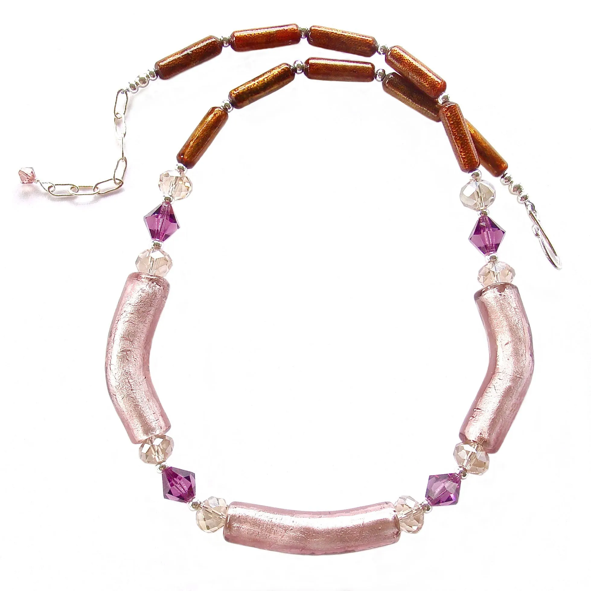 Simone: Purple Collar Necklace