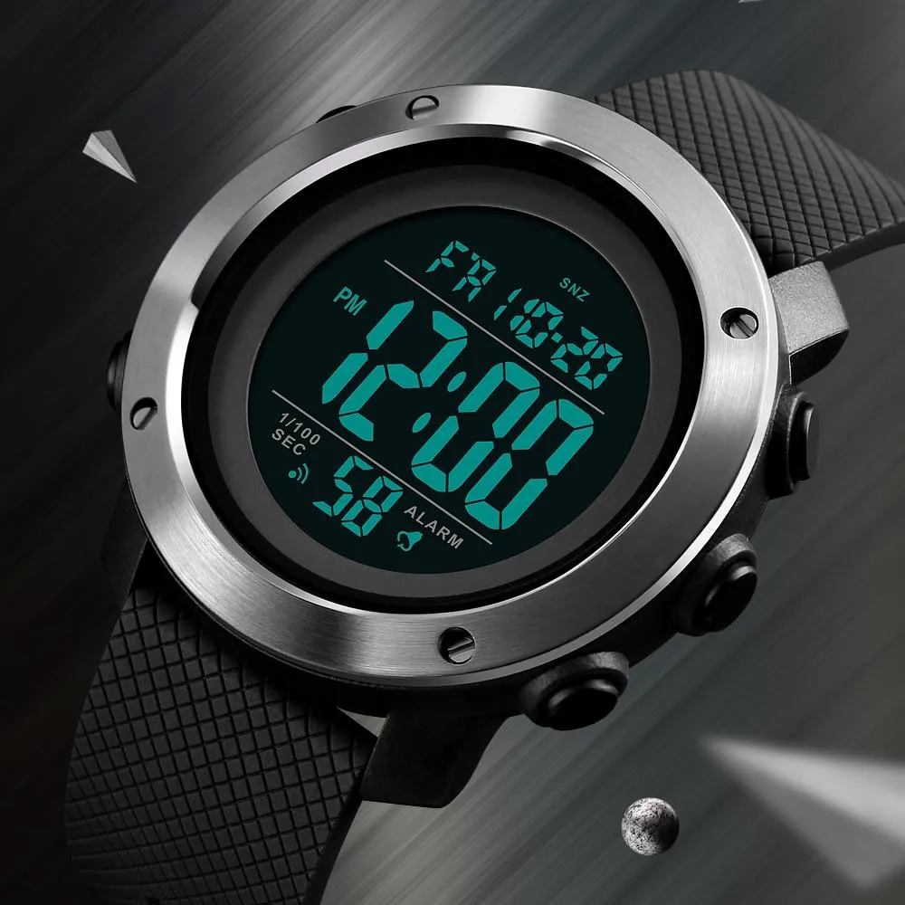 SKMEI 1416/1426 Simple Sport Watch for Men IP68 w/ EL Light