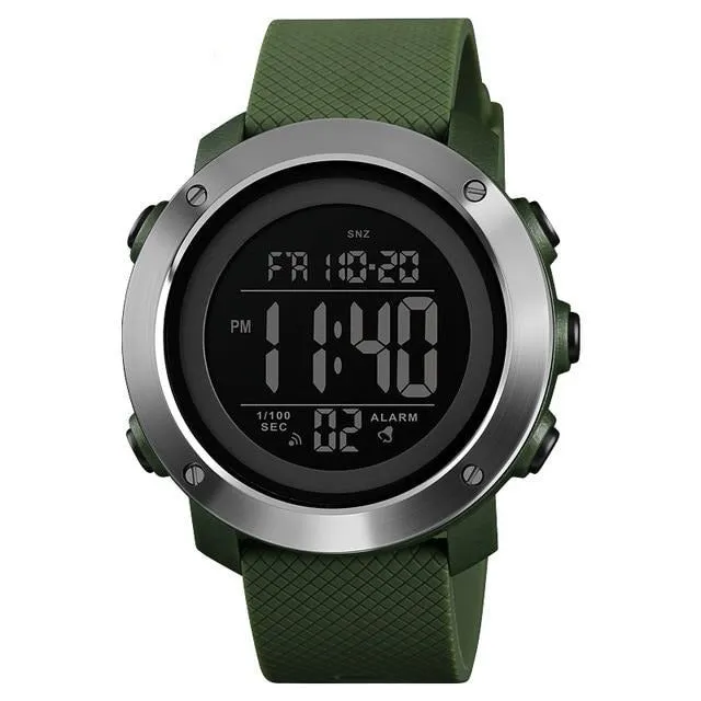 SKMEI 1416/1426 Simple Sport Watch for Men IP68 w/ EL Light