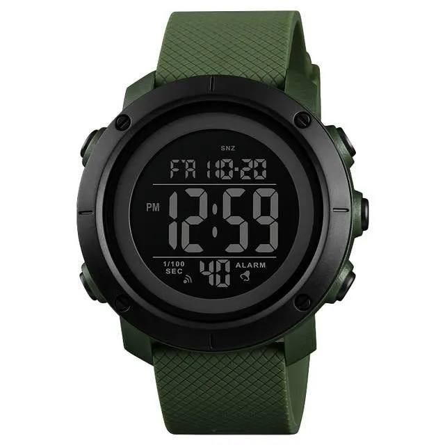 SKMEI 1416/1426 Simple Sport Watch for Men IP68 w/ EL Light