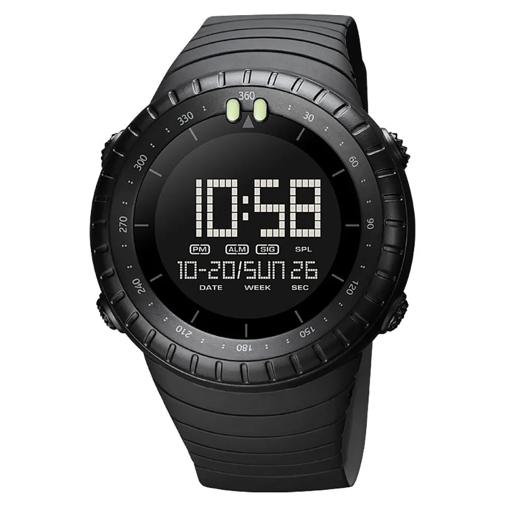 SKMEI 1992 50mm Digital Sports Watch for Men Waterproof IP68 w/ LED Light