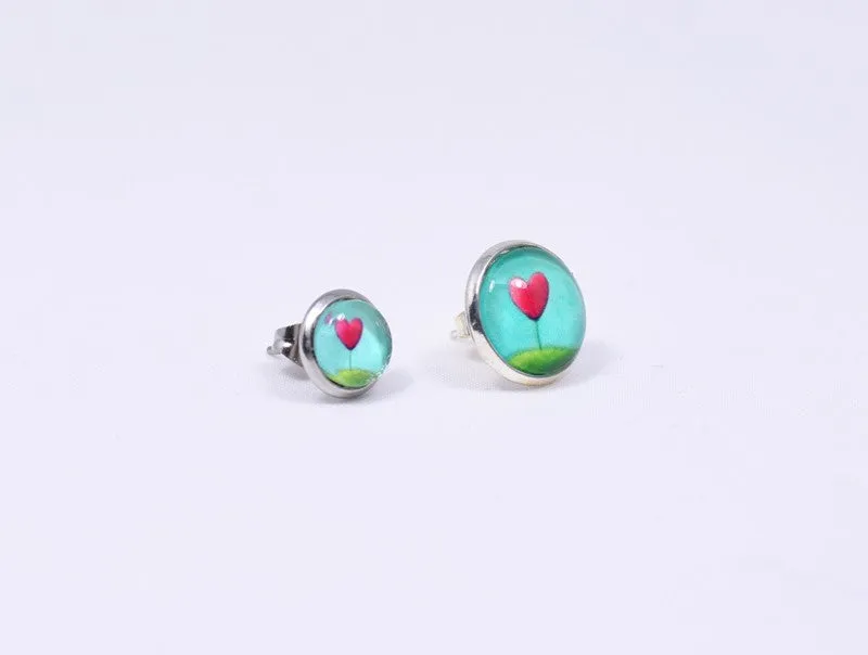 Small Stud Earrings – "After the Storm" – Amélie Gagné