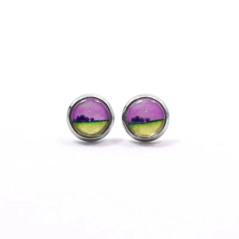 Small Stud Earrings – "After the Storm" – Amélie Gagné