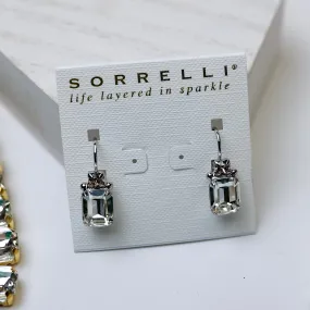 Sorrelli | Zelmira Dangle Earrings in Palladium Silver Tone and Snow Bunny