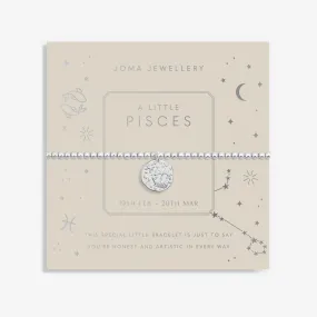 Star Sign A Little Pisces Silver Plated Bracelet 7443