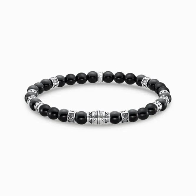 Sterling Silver Black Onyx Bracelet A2087-507-11