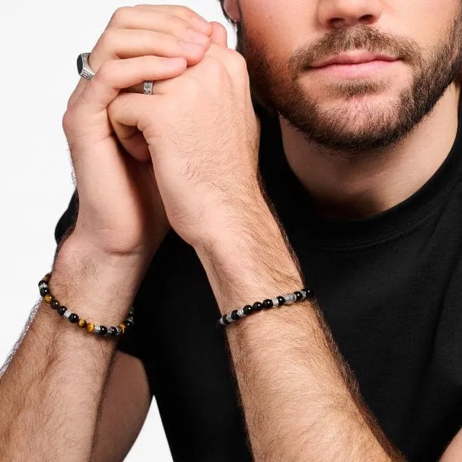 Sterling Silver Black Onyx Bracelet A2087-507-11