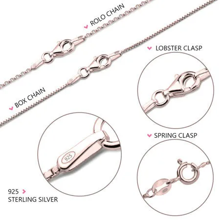 Stethoscope Necklace Rose Gold Plated