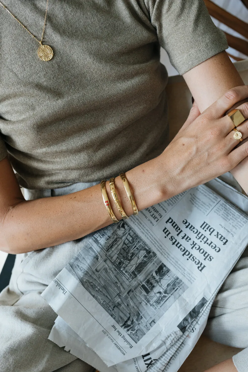 Sunkissed bracelet gold plated