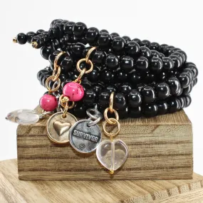 SURVIVOR | HEART | Wood Boho Wrap