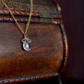 Talia - Crystal Quartz Gold Necklace