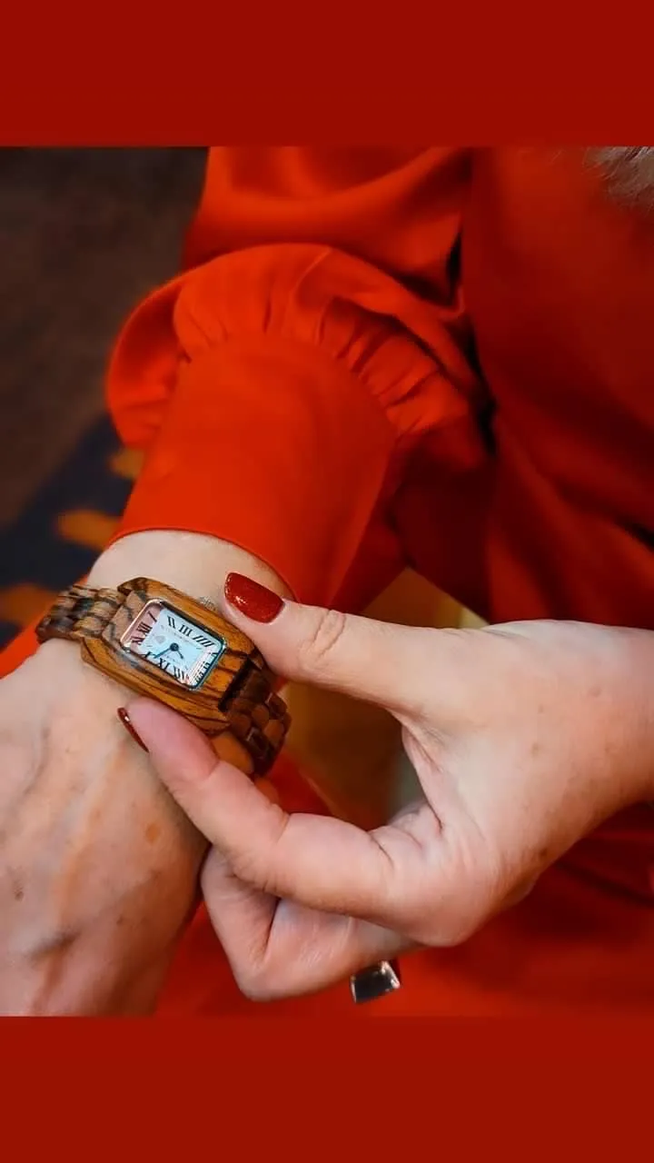 The Maple Watch - Eco-Friendly Handcrafted Zebrawood Timepiece