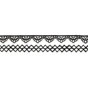 Thin Black Lace Choker