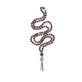 Tiger's Eye Mala Necklace - Tiger's Serenity Mala Beads