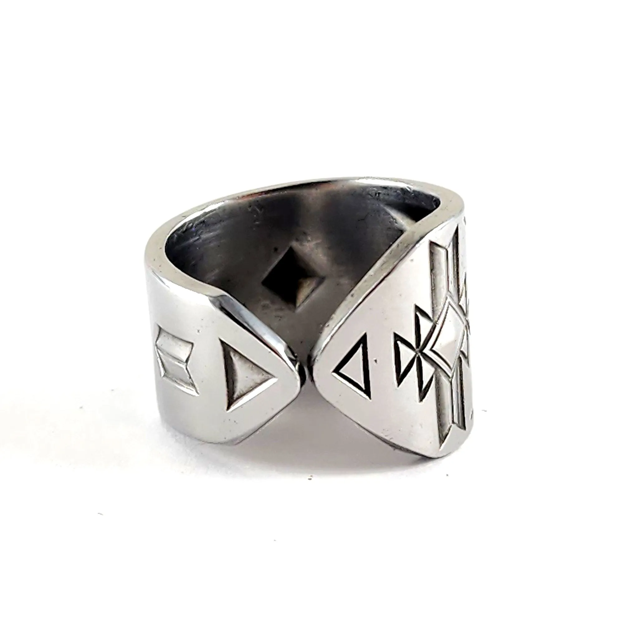 Towle Pueblo Stainless Steel Spoon Ring