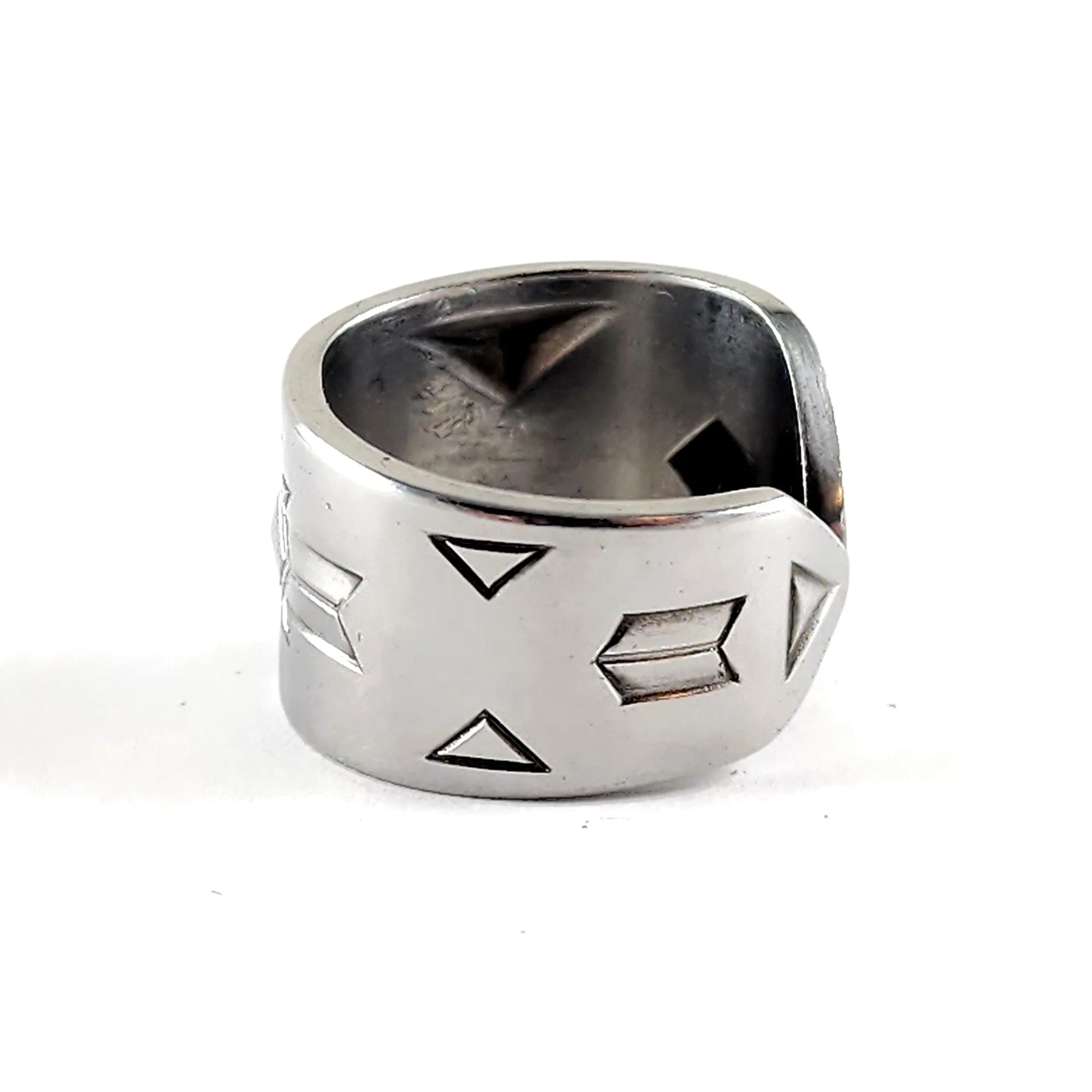 Towle Pueblo Stainless Steel Spoon Ring